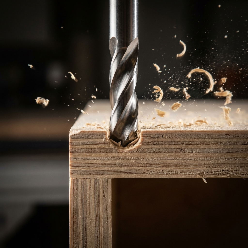 CNC cutting cabinet panel